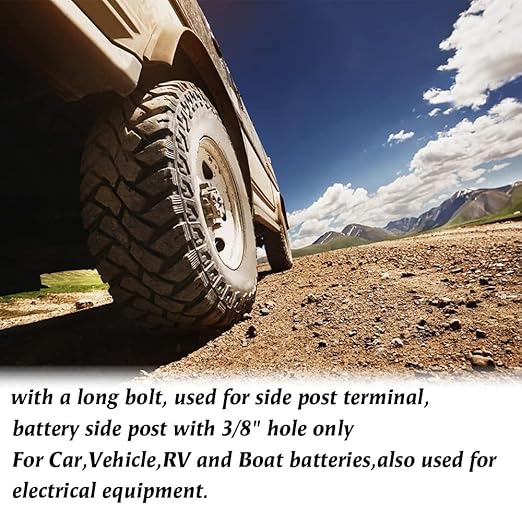 Side Post Knife Blade Master Switch 12V 24V Battery Disconnect Cut Off Shut Off for Auto Car RV-Marine Boat Truck Vehicle