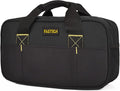 FASTECH Heavy Duty Tool Bag 14-Inch, Wide Mouth Tool Tote Bag, Waterproof Tool Organizer Bag, Electricians Repairman Tools Tote Bag (Black)