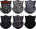 Venswell Neck Gaiter Face Mask Men Women,Seamless Bandana Rave Face Cover Scarf Mask,Balaclava,Headband, Head Wrap,Headwear
