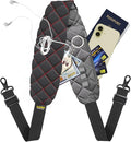 2 in 1 Anti-theft Bag Shoulder Strap with Pockets, 54 inch Travel Belt Ultra-Wide and Thick, Comfort and Stylish