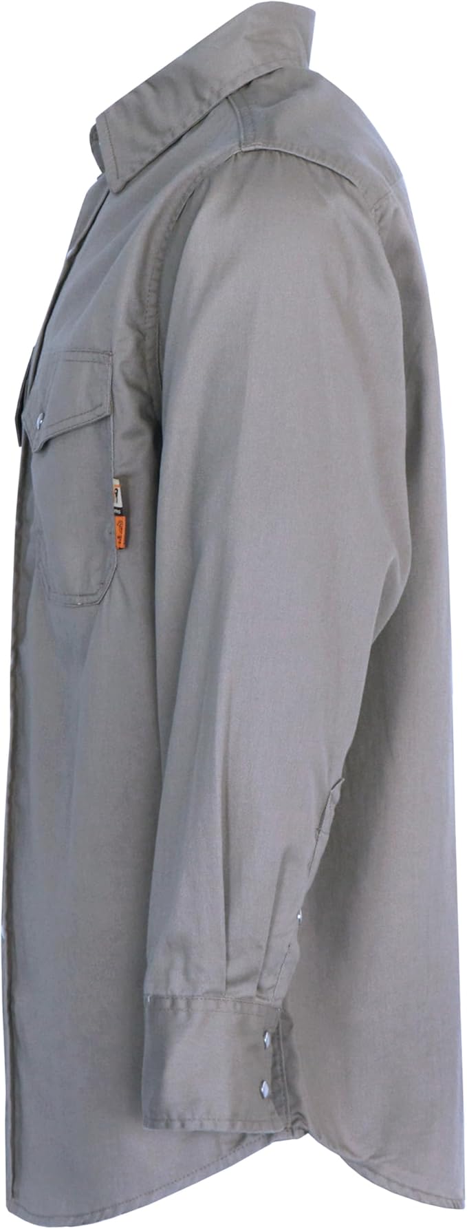 VATRENUS FR Shirts for Men 6.5oz Button Down Flame Resistant 100% Cotton Men's Pre-Washed Fire Retardant Work Shirt