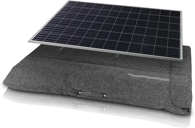 Portable RV Solar Panel Carrying Case for Jackery SolarSaga 100W & 50W Bag Fits 2 Foldable Solar Panels 29 x 50 Inch