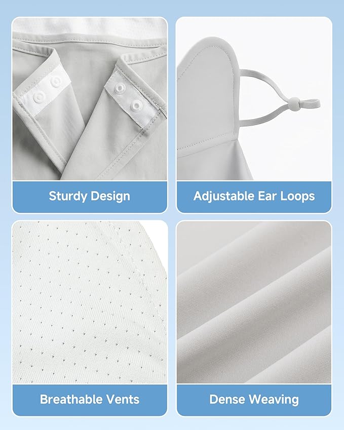 Stelle UV Sun Protection Unisex Face Cover Breathable Cooling Neck Gaiter Scarf UPF 50+ for Summer Outdoor Activities