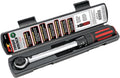 Performance Tool M196 1/4-Inch Drive Torque Wrench 250 inch/lb. - Dual Scale, Audible Click, Precision Ratchet