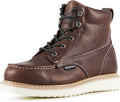 Golden Retriever Work Boots for men Waterproof Comfortable 6" Full Grain Tumbled Leather Welt Slip and Oil-Resistant STEEL/SOFT Toe Construction Boots G6192D_G6158ST_G6282D_G6258ST
