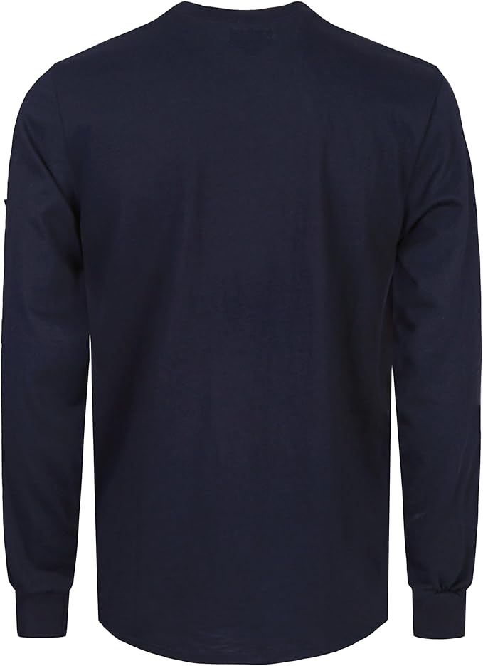 KONRECO FR Shirts for Men Crewneck 6oz Jersey Lightweight Flame Resistant Work T Shirt NFPA2112 CAT2