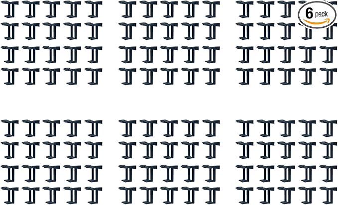 120PCS Photovoltaic Panel Drainage Buckle Plate Solar Panel Water Drain Clip for Solar Panel Draining Black 40mm