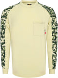 KONRECO FR Shirts for Men Crewneck 6oz Jersey Lightweight Flame Resistant Work T Shirt NFPA2112 CAT2