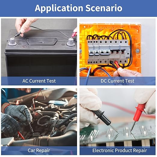 OWON B41T+ Bluetooth Digital Multimeter Auto-ranging TRMS 22000 Counts Ohmmeter for AC/DC Voltage,Current,Resistance,Continuity,Capacitance,Diodes,Temperature Measurement,Volt Meter for Automotive