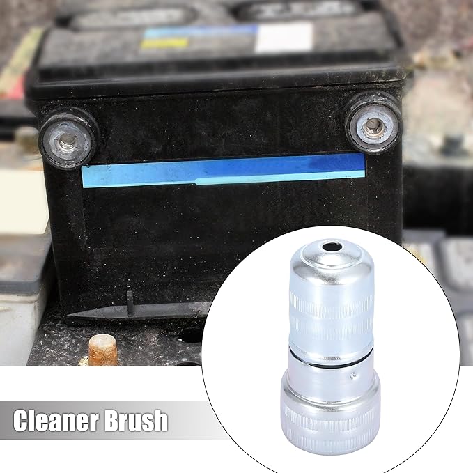X AUTOHAUX Car Truck Battery Terminal Cleaner Terminal Cleaning Brush Anti Corrosion Cleaner Tool