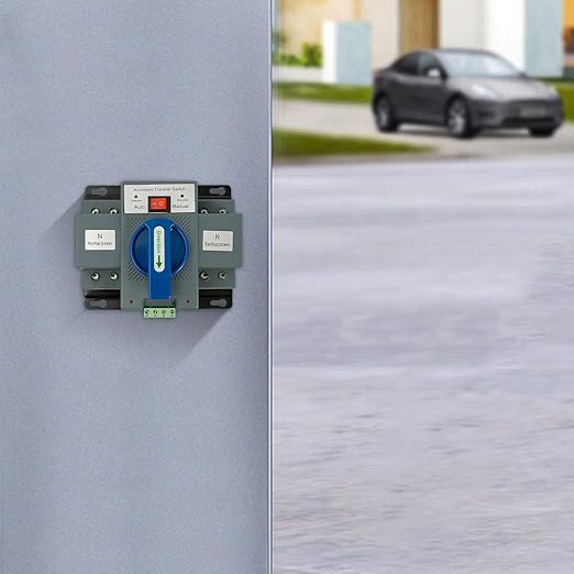 63A 2P 50HZ/60HZ Dual Power Automatic Transfer Switch CB Level AC-33iB W/450nm 2000m Laser Module TTL Driver Board 2S Quickly Toggle Self Cast Indicator Light Display (2P 63A)