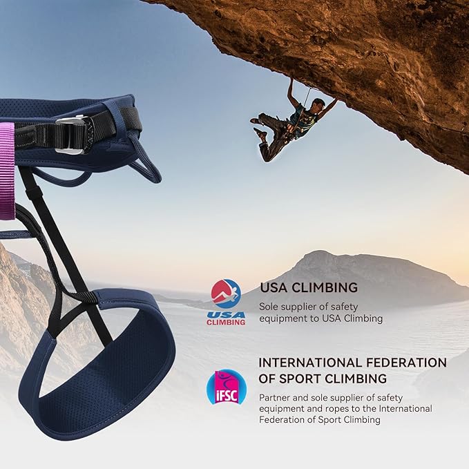 KAILAS Airo Rock Climbing Harness Men Roofing Harnesses Rescue Mountaineering Safety Belt Women Comfortable Lightweight
