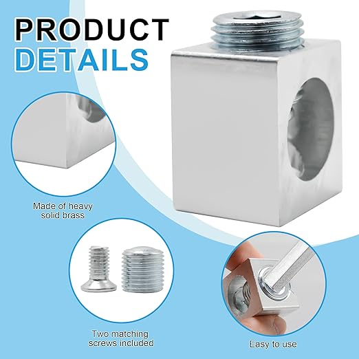 6 Pieces 250 MCM Circuit Breaker Ground Lugs, Aluminum Neutral Lug Kit for Electrical Connections, Grounding Lugs (250 MCM, 6)