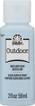FolkArt Outdoor Acrylic Paint in Assorted Colors (2 Ounce), 1633 Light Blue