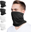 VULKIT 2 Pack Neck Gaiter Face Mask Scarf Reusable Bandanas Tube UV Protection Balaclava Outdoor Sport for Men and Women