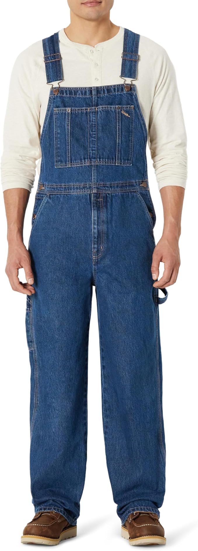 Amazon Basics Men's Relaxed Fit Workwear Bib Overall