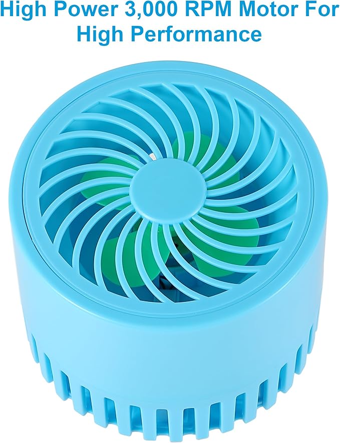 RV Refrigerator Fan, Low Noise, 3000 RPM Motor for Efficient Circulation of Internal RV Fridge Cold Air, Longer Food Preservation Time,Easy On/Off Switch (Excluding Batteries)