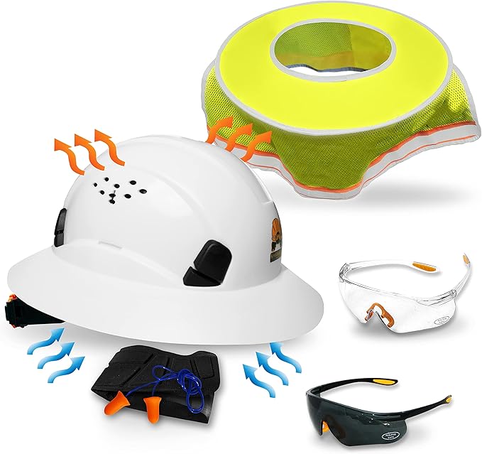 KwikSafety - Charlotte, NC - Hard Hats [Full Brim, Cap Style, Climbing Style] Type 1, Class C ANSI OSHA