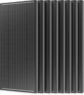 18BB N-Type 800 Watt Solar Panel, 12V 8PCS 100W Solar Panels, 25% High-Efficiency, Monocrystalline PV Modules, for RV, Marine, Boat, Shed Farm, Rooftop, Farm and Off-Grid System