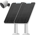 4W Solar Panel Charging Compatible with SimpliSafe Outdoor Security Camera only, with 13.1ft Waterproof Charging Micro-USB Head Cable, IP65 Weatherproof,Includes Secure Wall Mount(White)
