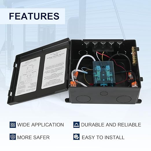 30 Amp Automatic Transfer Switch, Rated 120VAC Applied to RV