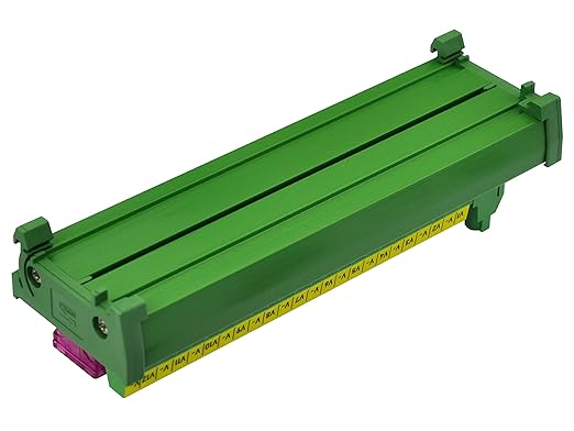 DC Power Fuse Distribution Strip Module (12 Position, DIN Rail Mount)