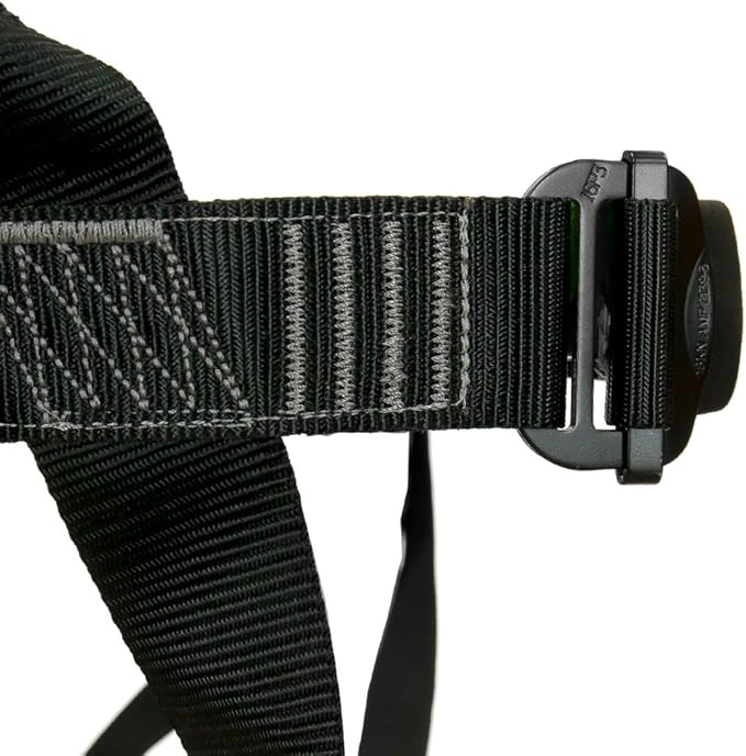 Rock Climbing Harness - Fusion Climb® - (5,000 LBS Rated) Professional Half Body Harness for Mountaineering, Tree Climbing, Ziplining, Rock Climbing, Rappelling- Heavy Duty Half Body Harness