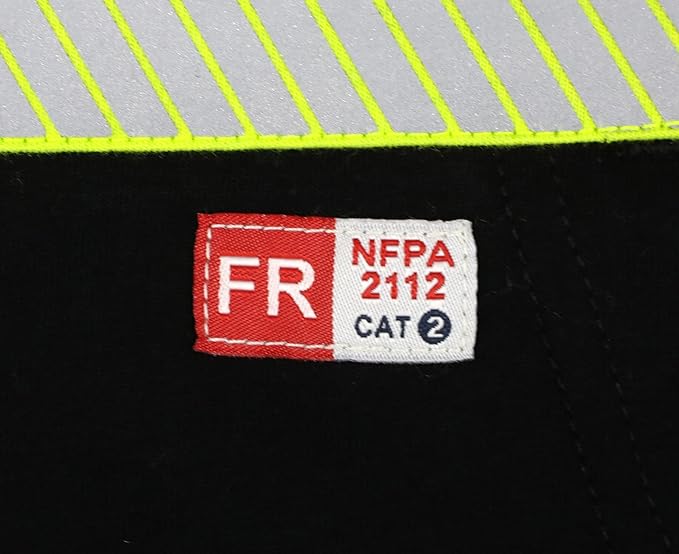 TICOMELA FR Shirts Pullover High Visibility 6oz Lightweight Hi vis Flame Resistant Reflective Hooded Work Shirt