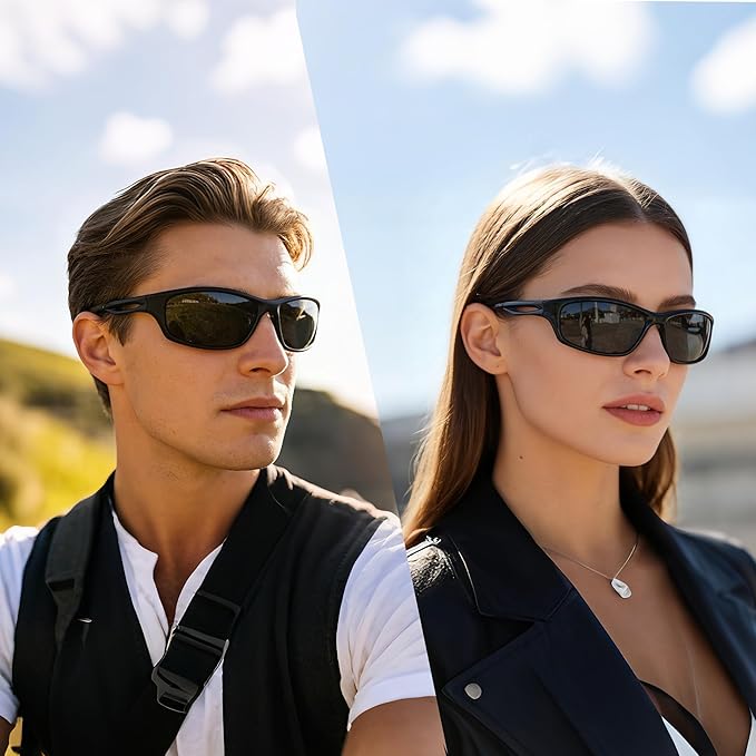 Joopin Sports Sunglasses Polarized UV400 Protection Wrap Around Sun Glasses Shades for Men Women