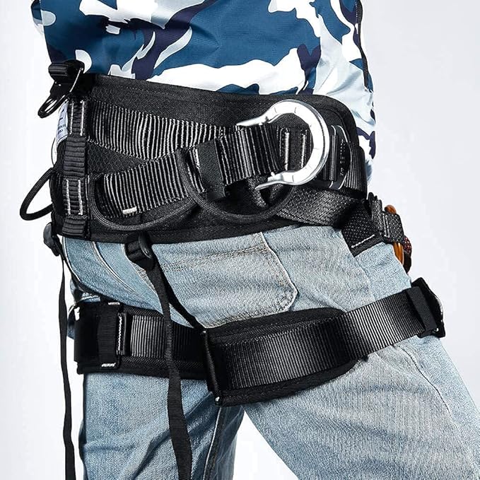 Climbing Seat Belt, Caving, Rock Climbing and Rappelling Equipment, Body Guard Protect, Rappelling Rescuing Equip