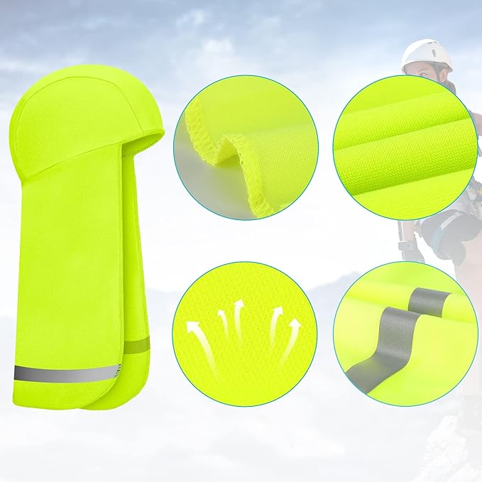 Sintege 4 Pieces Sun Shade Hat Neck Sun Shade Hat Cooling Skull Cap
