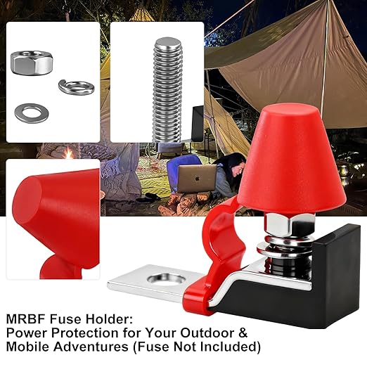 Terminal Fuse Block Marine Rated Battery Fuse MRBF Terminal Holder 30-500 AMP for EVs, RVs, Yachts, Charging Stations - High - Amp Systems, Multiple Battery Types