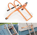 2 in 1 Ladder Stabilizer,Roof Ridge Extension Both Horizontally and Vertically, Rubber Grip T-Bar，Quick and Safe Access to Steep Roofs.