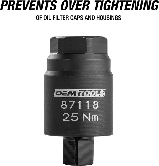 Torque Limiting Adapter for Oil Filter Canister Caps