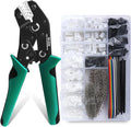 SN-2549 Ratcheting Open Barrel Crimper Kit, 2316PCS JST-XH 2.54mm/JST-PH 2.0mm/DuPont Connectors & Terminals, w/Pin Headers & Ribbon Cable, 0.08-1.0mm² (28-18 AWG)