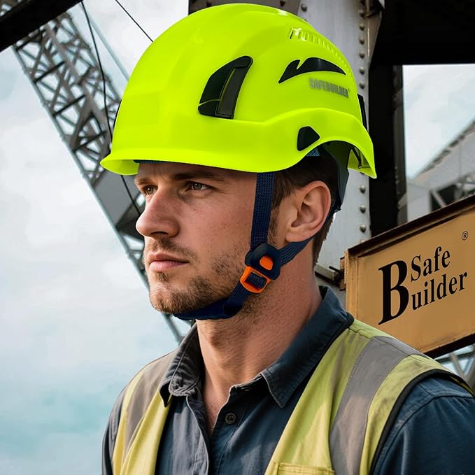 Safety Helmet Hard Hats Construction Head Protection 6-Point Suspension Lightweight Work Outdoor,Industrial ANSI Approved