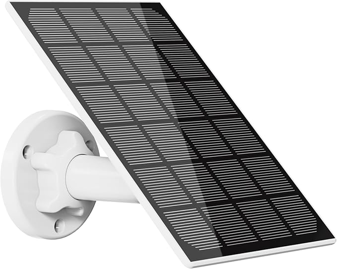 Soliom BF10 Solar Panel Power Supply，Pan tilt Security Outdoor Camera Solar Panel，Hummingbird Feeder with Camera BF10 Compatible