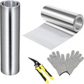 Aluminum Flashing Roll Roof Flashing,40inch*50Ft Metal Roofing Flashing,0.3mm Thickness Aluminum Roof Panels for Sealing Windows Doors Siding Roofing Preventing Roofing Stains and Moss