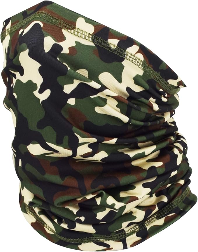JHYWELL Cooling Neck Gaiter Face Mask, UV Protection Masks Gator, Windproof Bandana for Skiing, Fishing, Hiking, Cycling