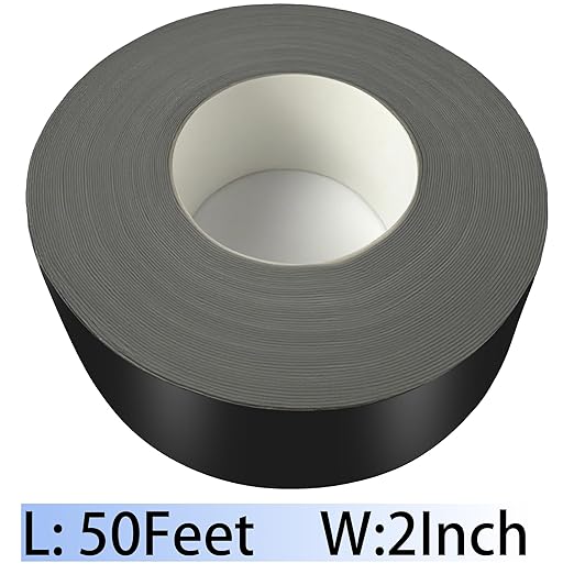 2" x 50' Deck Joist Tape (2-Pack) - Butyl Flashing Tape for Decking, Stringer & Beam Protection - Waterproof Sealant Tape