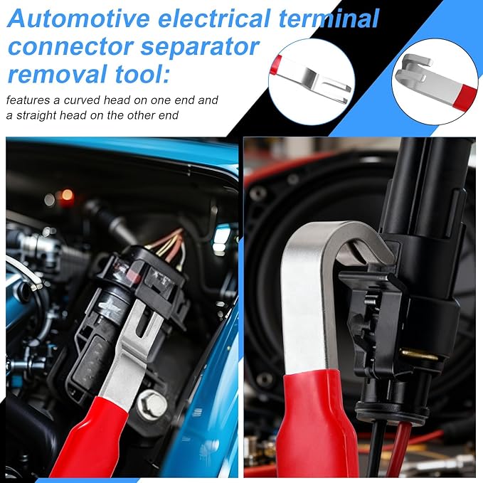 5-Piece Automotive Electrical Connector Removal Tool Set,Electrical Disconnect Pliers with Ergonomic Handle for Cars,Trucks & SUVs Fuel Line/MAF Sensor/Electrical Terminals/Lgnition Coil
