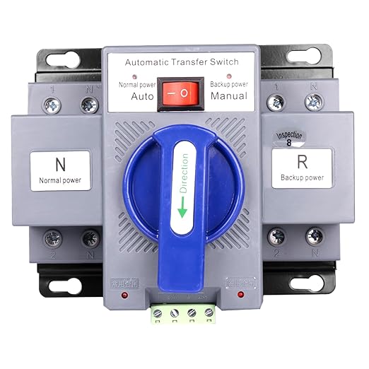 2P 63A 110V Dual Power Automatic Transfer Switch, Generator Changeover Switch 50HZ/60HZ