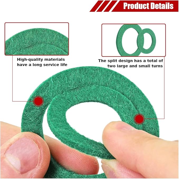 8PCS Car Battery Terminal Anti Corrosion Washers, Auto Fiber Shim Battery Terminal Protectors, 4 Red & 4 Green Battery Post Washer Fiber Washers for Protecting Battery Terminal