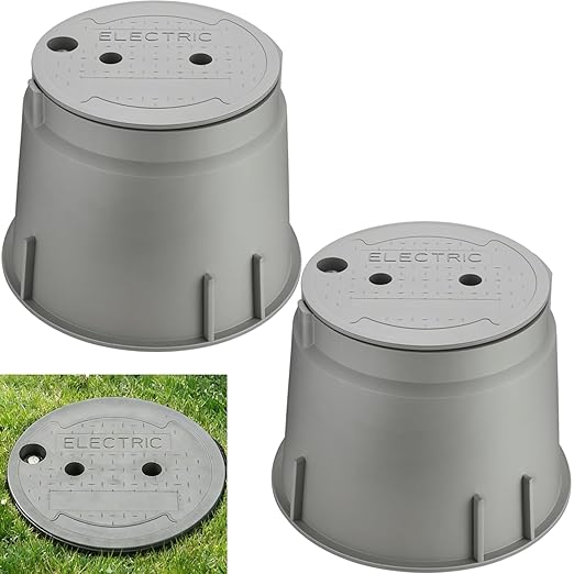 Electrical Box (Grey, 2 Pieces)