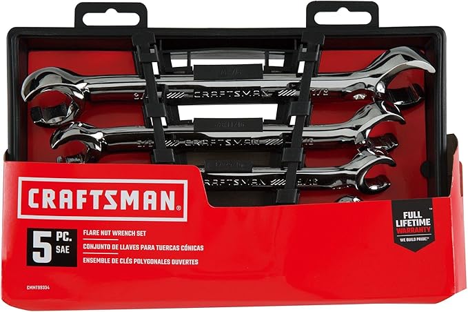 CRAFTSMAN Flare Nut Wrench Set, SAE, 5 Piece (CMMT99334)