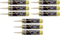 NPC #900 Solar Seal 9 Pack - Metal Roofing Flashing/Panels, Vinyl and Fiber Cement Siding, Fiberglass, Cedar, Brick & Masonry, Sky Lights, Sun Rooms, Truck RV Trailers, Flashing (9, Burnished Slate)