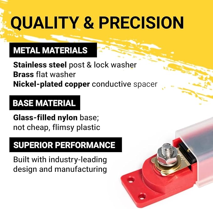 Spartan Power Small ANL Fuse Holder Red