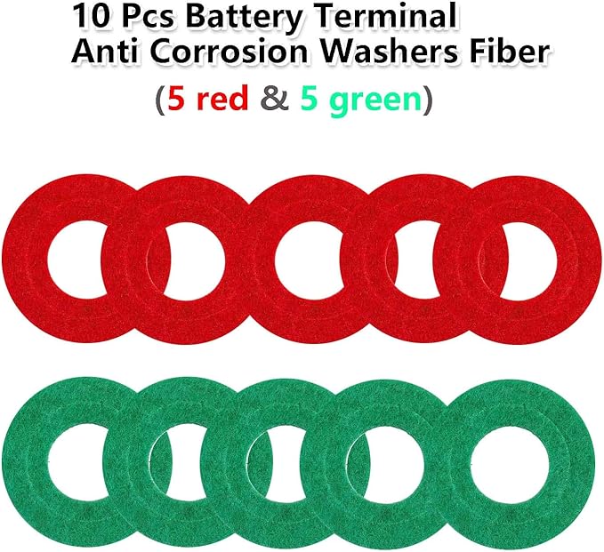 Battery Terminal Cleaners and Battery Terminal Anti Corrosion Washers Protector Fiber Washers,Battery Cleaner for Car Marine Battery