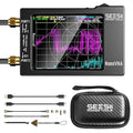 SEESII NanoVNA-H Antenna & Vector Network Analyzer 9KHz-1.5GHz with 2.8" EVA Protective Case, Waterproof & Shockproof, Measures S-Parameters, SWR, Phase, Delay, Smith Chart, HW3.7