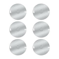 Round Electrical Box Cover, 4 Inch Metal Junction Box Covers with 1/2 Inch Knockout, Flat Outlet Box Cover for 4 inch Round Box and Octagonal Box（6pcs）